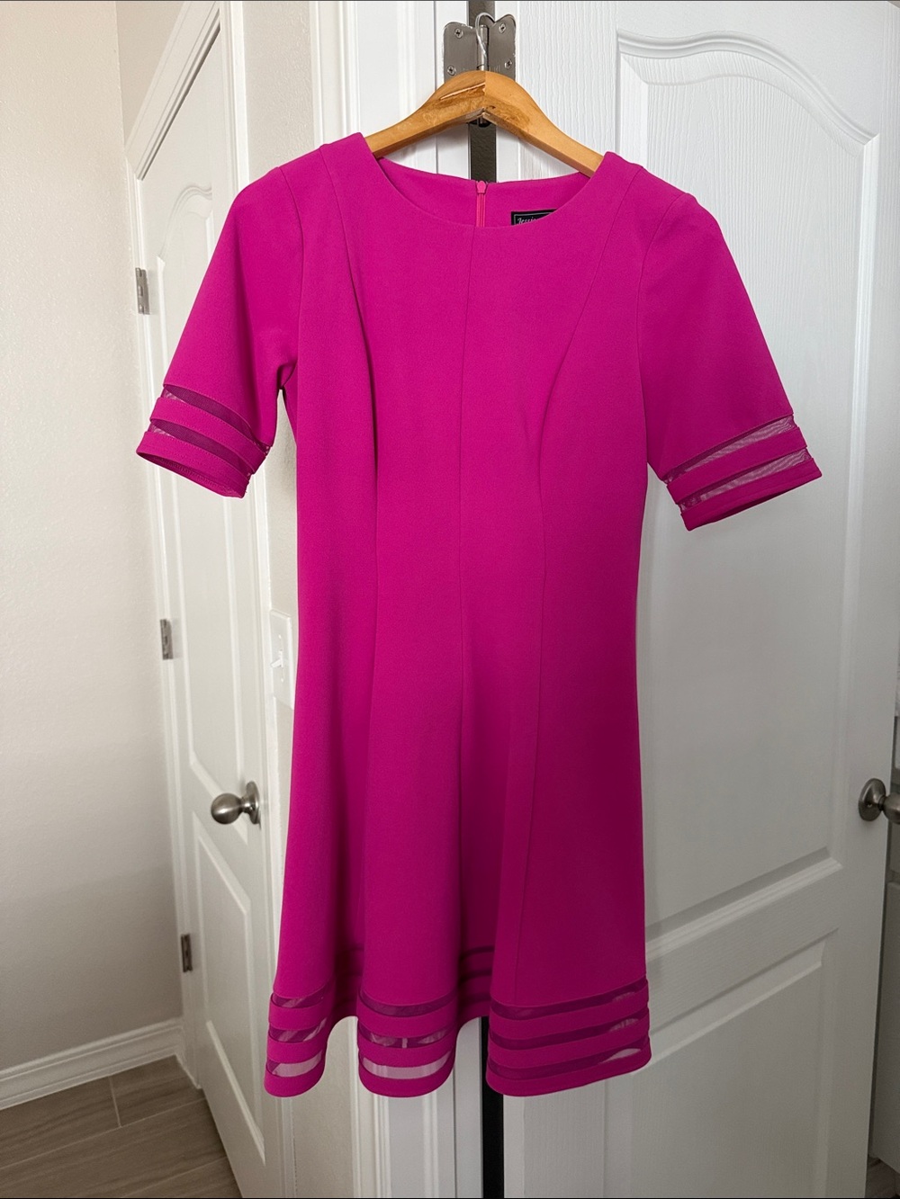 Jessica Howard Hot Pink Sheath Dress
